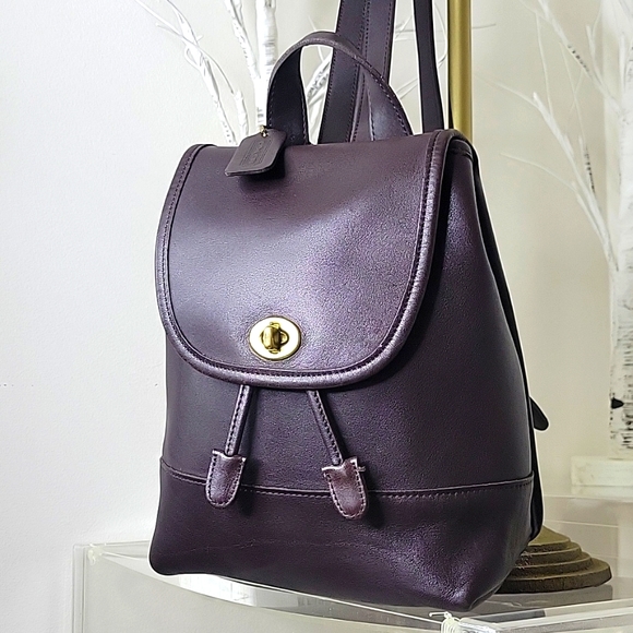 Coach Vintage Brown Daypack  H7I-9960 Turkey Bag 🤎🤎 - Picture 5 of 17